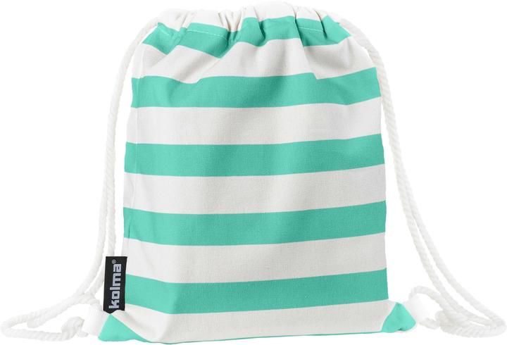 Produktbild Kolma Luftmatratze Stripy Caribbean/Weiss