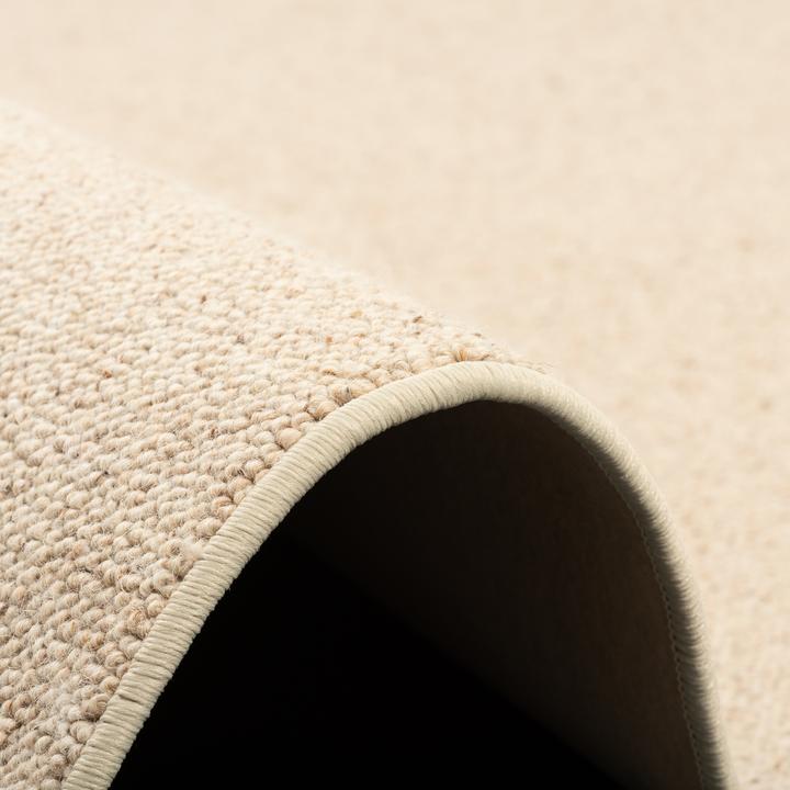 Produktbild Snapstyle Natur Teppich Läufer Wolle Berber (80 x 160 cm)