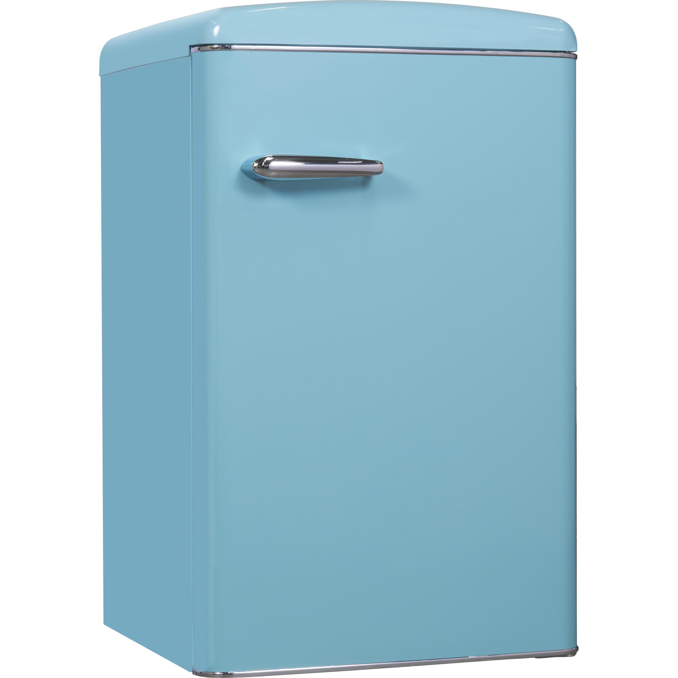 Thumbnail - Exquisit Exqu K?hlschrank RKS120VH160F taubenblau 810210203, Retro, Kühlschrank Freistehend, Türkis