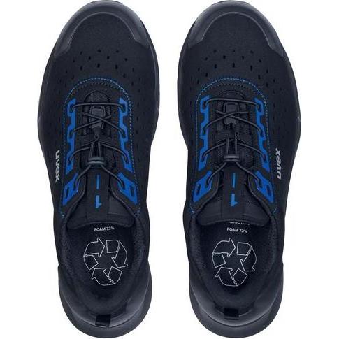 Thumbnail - Uvex Sports, Sicherheitsschuhe, uvex 1 x-craft Halbschuhe S1 68130 schwarz, blau Weite 14 Grösse 49 (S1, 49)