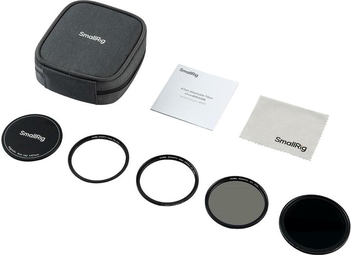 SmallRig Kit de filtres attachables 5 en 1 (67 mm, Filtre Black Mist)