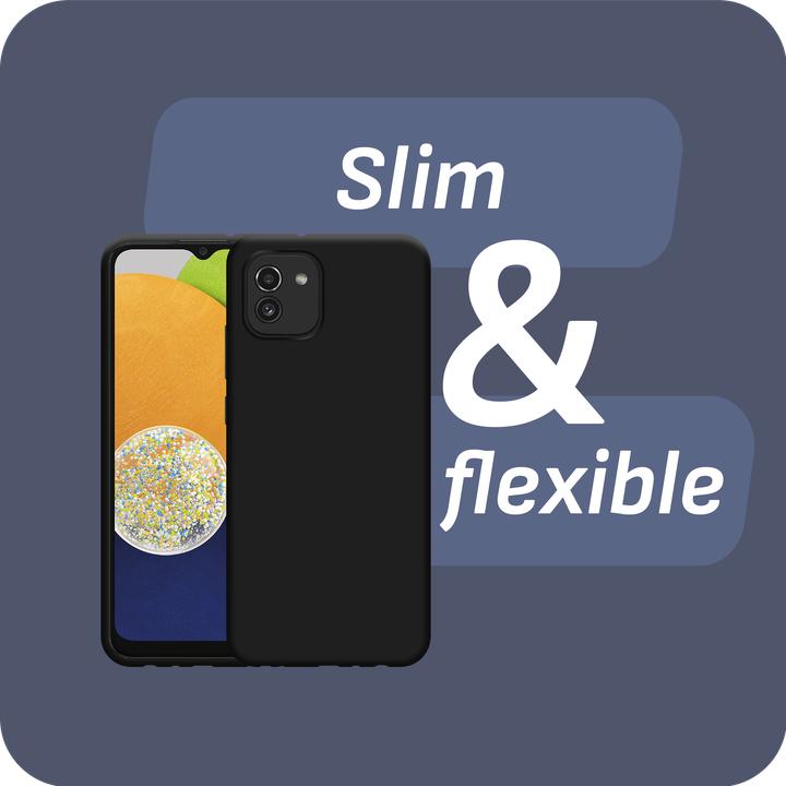 Actual product image Cazy Silicone Case Compatible with Samsung Galaxy A03 - Soft TPU Protection - (Samsung Galaxy A03)