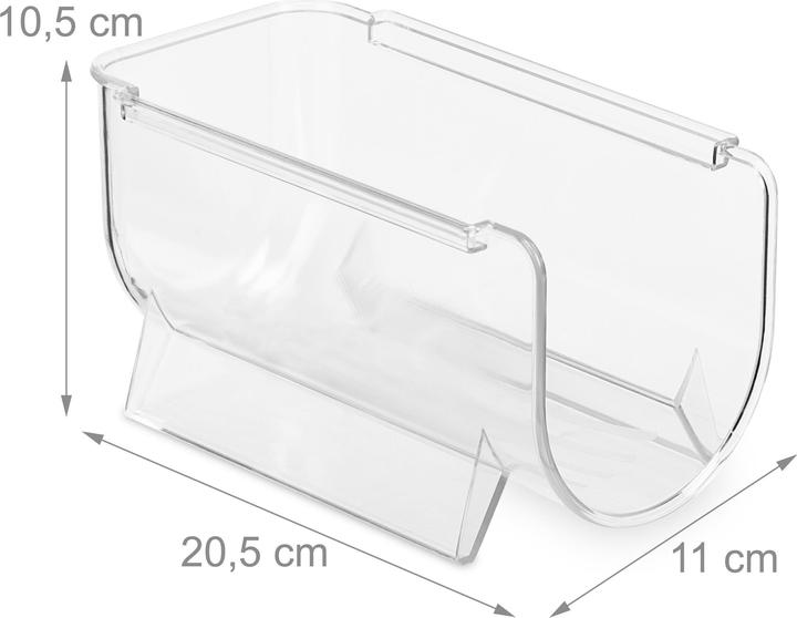 Actual product image Relaxdays Kühlschrank Organizer Flaschen Set