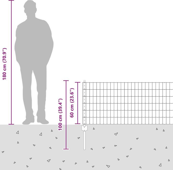 Produktbild vidaXL Aussenbarriere