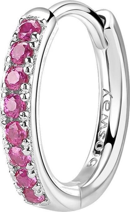 Actual product image Brosway Stylish round single earrings Fancy Passion Ruby FPR85