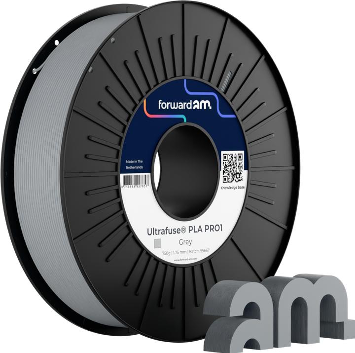 Produktbild Basf Ultrafuse Pro1 Tough PLA Grau 1,75 mm 750 g (PLA, 1.75 mm, 750 g, Grau)