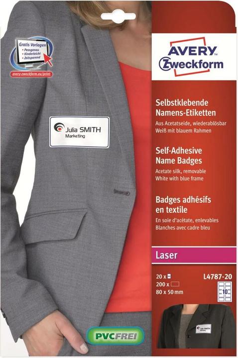 Image du produit Avery Étiquettes de nom