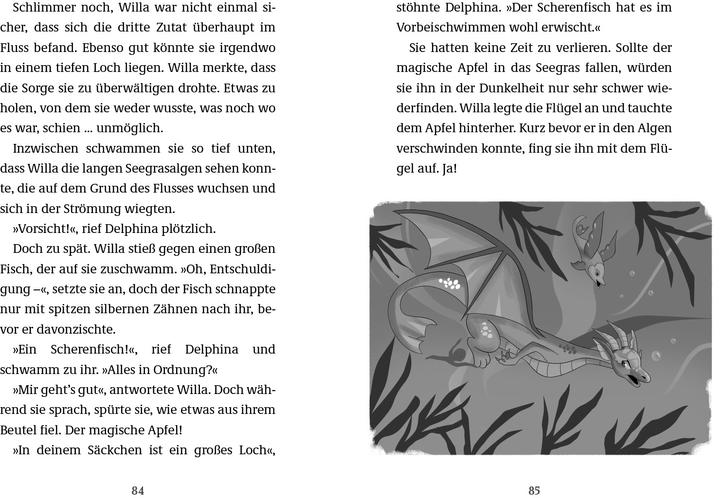 Actual product image Dragon Girls – Willa, der Silberdrache (German, Maddy Mara, Nadine Mannchen, 2024)