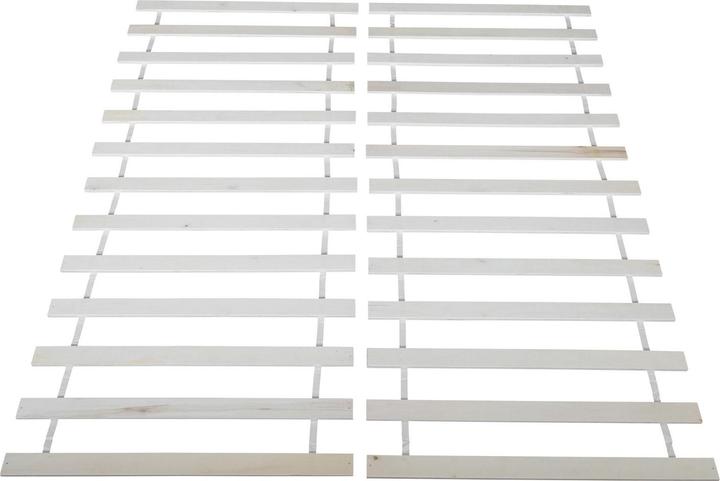 Actual product image Floki24 Slatted frame - 140 x 200 cm - Rolling slatted frame solid pine bed Rolling frame