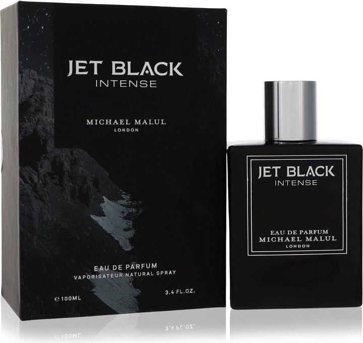 Actual product image Michael Malul Jet Black Intense by Eau de Parfum Spray 100 ml (Eau de parfum, 100 ml)