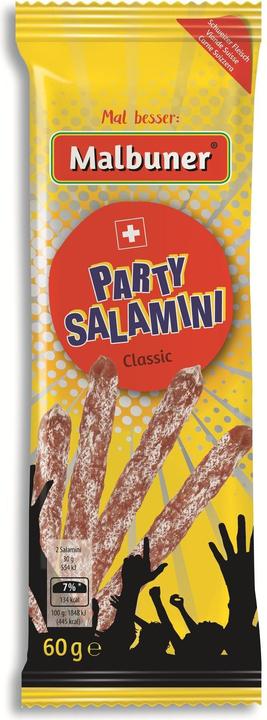 Produktbild Malbuner Fleischsnack Party Salamini 60 g (60 g, 1 Stk.)