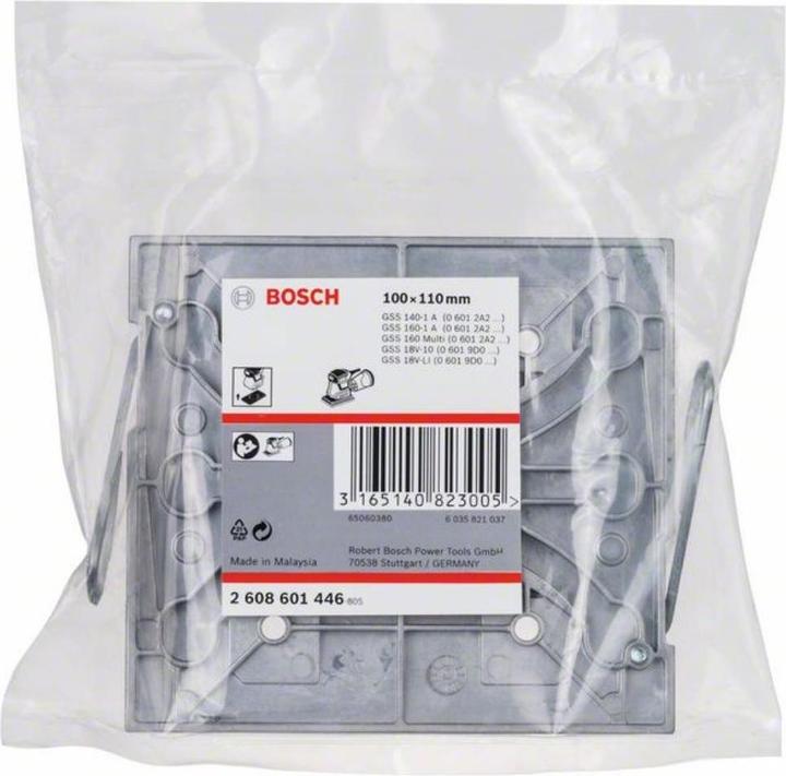 Produktbild Bosch Professional Zubehör Schwingplatte, 110 x 100 mm