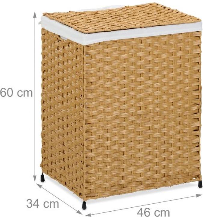 Image du produit Relaxdays Panier à laver (90 l)
