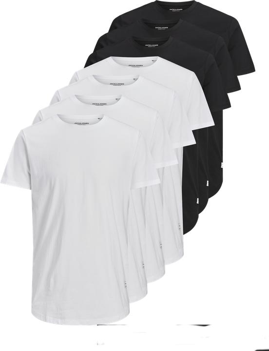Actual product image Jack & Jones Jjenoa Tee Ss Crew Neck 7pk Mp Noos (XS)