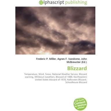 Blizzard, Fachbücher von Agnes F. Vandome, Frederic P. Miller, John McBrewster