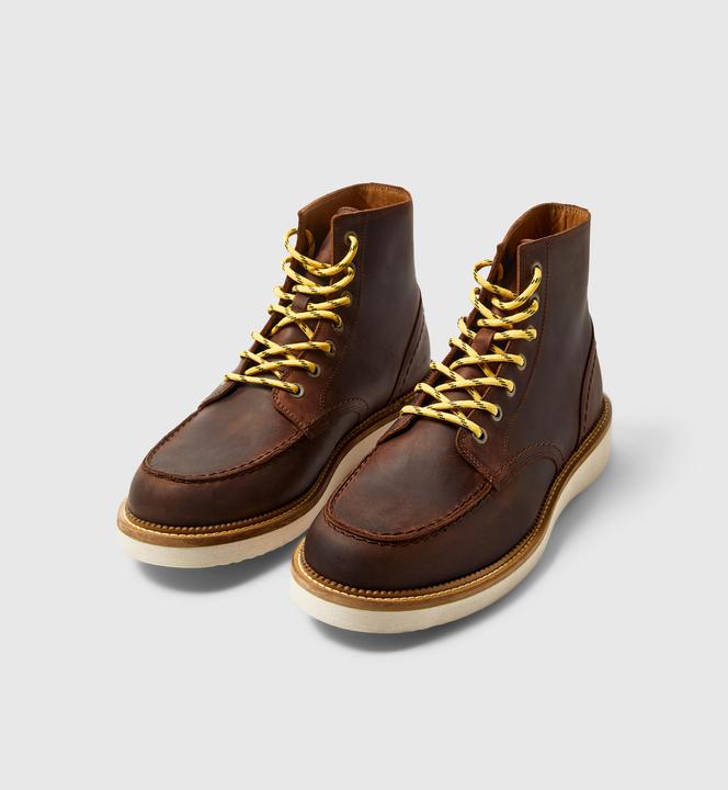 Actual product image Selected Moc Toe Leather Boots (40)