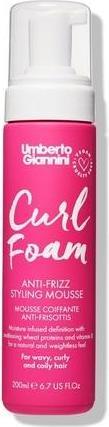 Actual product image Giannini Curl Foam Anti Frizz Hair Styling Curl Mousse 200ml Vegan and Cruelty Free (200 ml, Curling mousse)