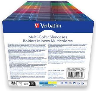 Produktbild Verbatim Slim Cd/Dvd Jewel Case Jc50 (50 x)