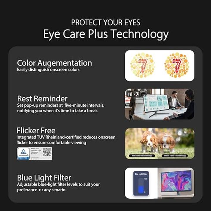 Productafbeelding ASUS Eye Care VU249CFE-M 60,45cm (16:9) FHD HDMI (1920 x 1080 Pixels, 23.80")
