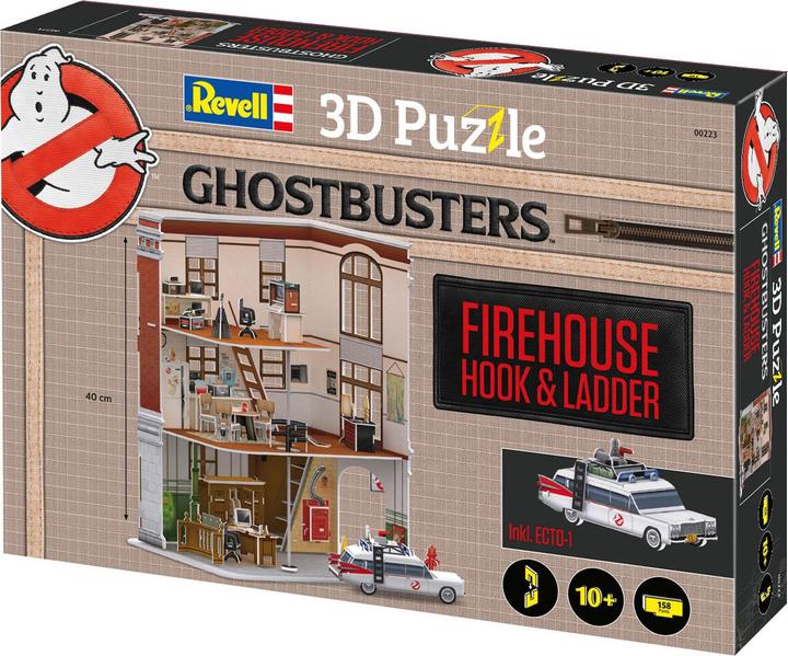 Actual product image Revell Ghostbusters Firestation (130 pieces)