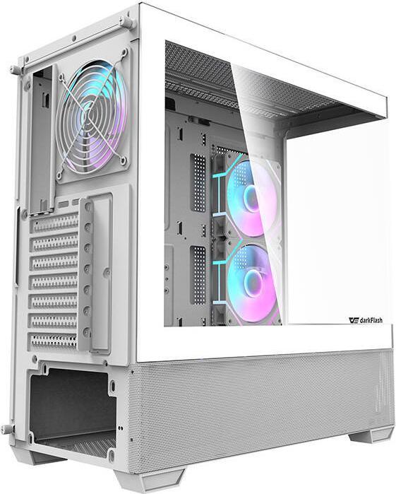Produktbild Darkflash Tech Computer case DS900 AIR (white) + 7 ARGB Fans