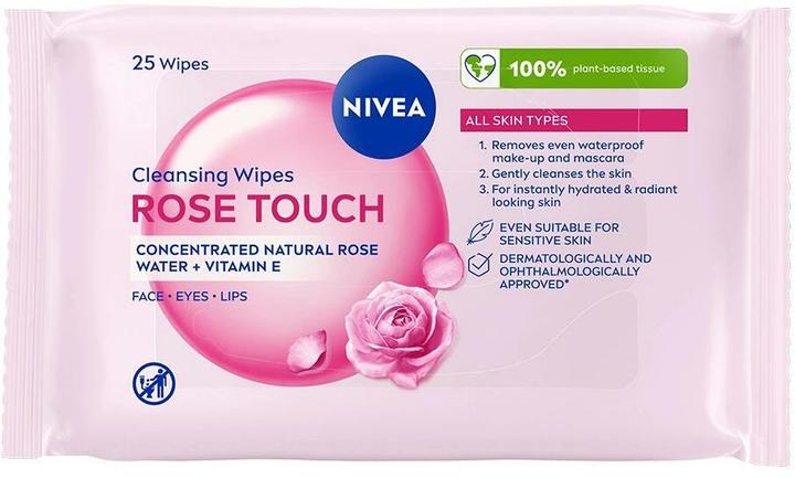 NIVEA Rose Touch Reinigungstücher (Reinigungstücher Gesicht)
