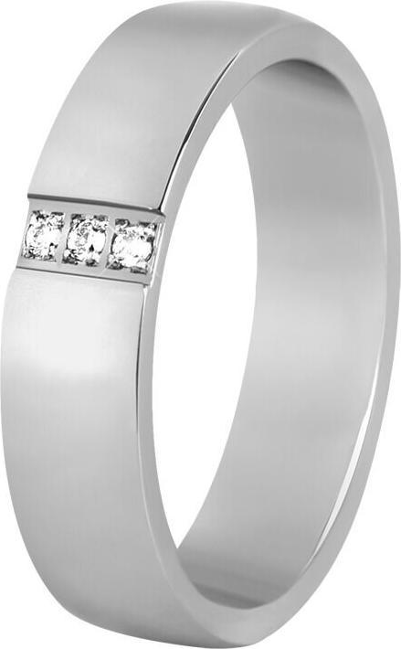 Immagine prodotto Beneto Anello nuziale da donna in acciaio SPD01 - Circuito: 55 mm (55)