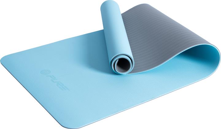 Pure2improve Tappetino da yoga, blu e grigio, 173x58x0,6cm (6 mm)
