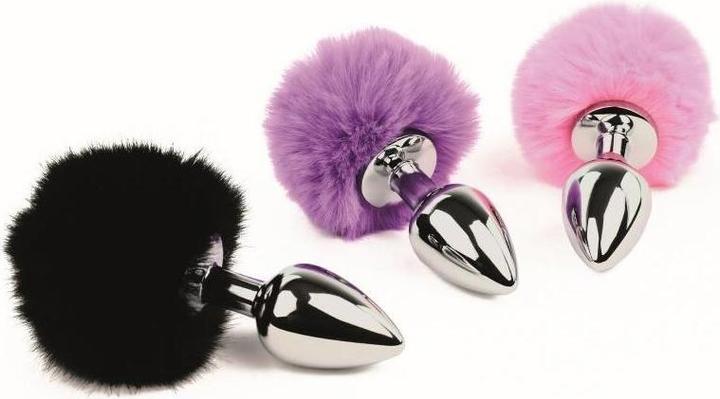 Produktbild FeelzToys Bunny Tails Butt Plug Purple