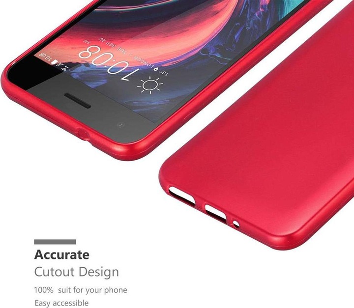 Produktbild Cadorabo TPU Matt Metallic Cover (HTC Desire 10 Pro)