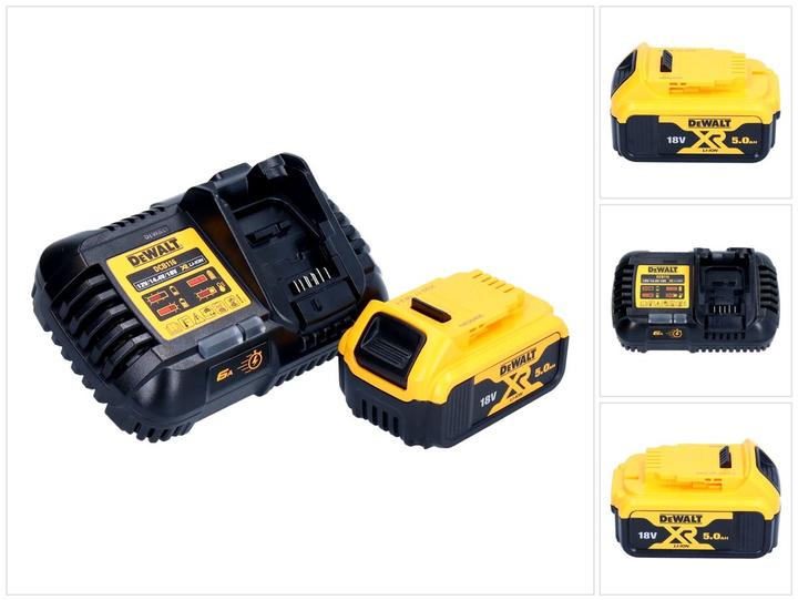 DeWalt Battery Starter Set 18 V 1x DCB 184 Battery 5,0 Ah + DCB 116 XR Quick Charger (18 V)
