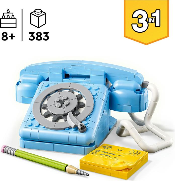 Actual product image LEGO Retro telephone (31174, LEGO Creator Expert)