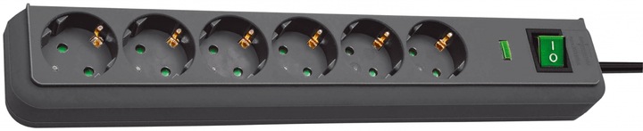 Actual product image Brennenstuhl Eco-Line (6 x, CEE 7/3, 1.50 m)