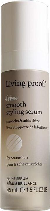 Actual product image Living Proof No Frizz Smooth Styling Serum 1.5 Fl Oz (45 ml)
