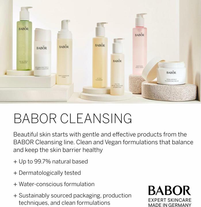 Image du produit Babor Soothing Rose Toner (Lingettes nettoyantes pour le visage, 200 g)