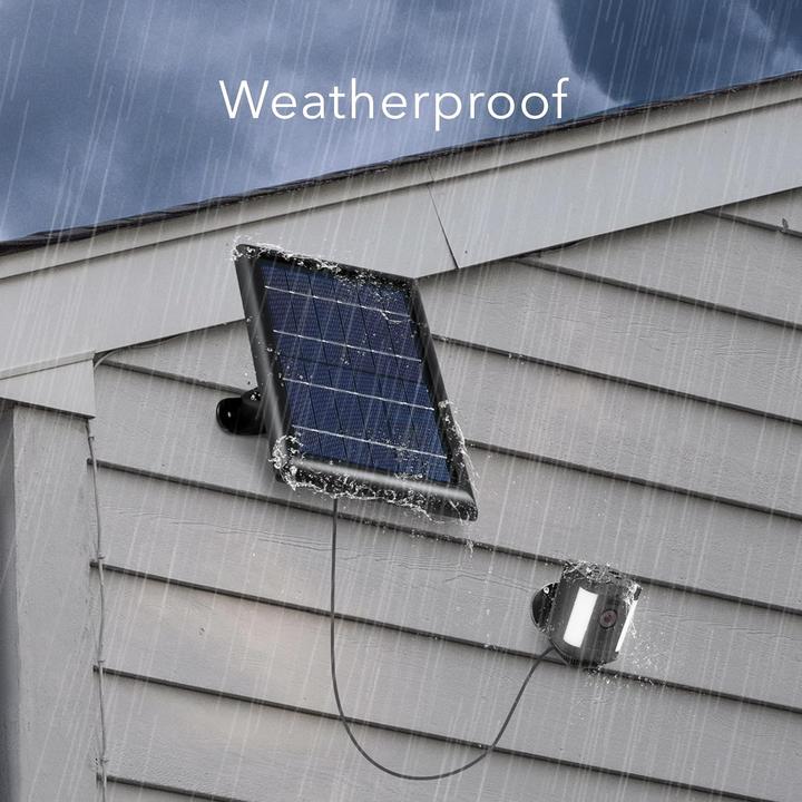 Actual product image Wasserstein Solar panel for security camera (Solar panel)