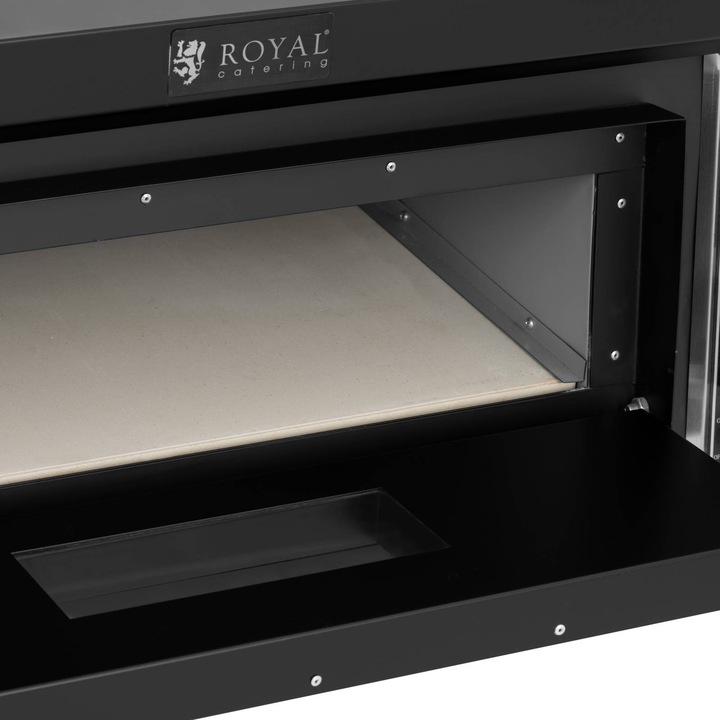 Actual product image Royal Catering Pizza oven - 1 chamber - 4200 W - Ø 58 cm - (Pizza oven Gastro)