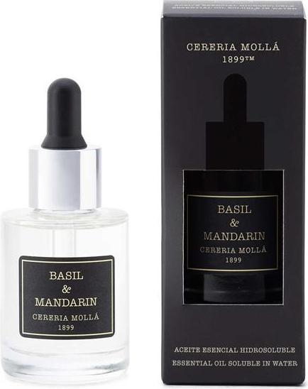 Cereria Molla Cereria Mollá - Huile essentielle hydrosoluble Basil & Mandarine 30 ml