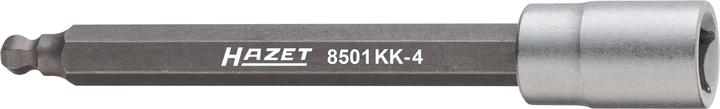 Produktbild HAZET Drehzahlsensor Kugelkopf Schraubendreher-Steckschlüsseleinsatz 8501KK-4 ∙ Vierkant6,3 mm (1/4… (4 mm)