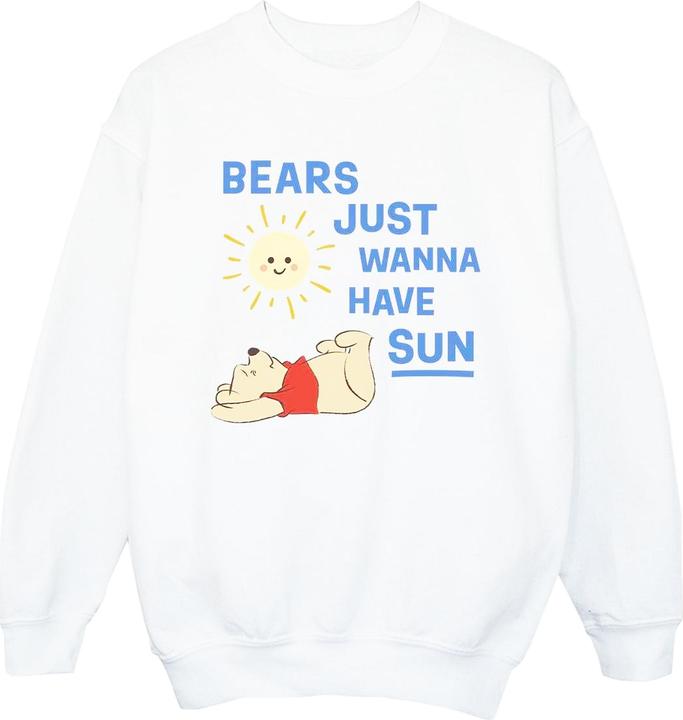 Produktbild Disney Winnie The Pooh Bears Just Wanna Have Sun Sweatshirt Mädchen (128)