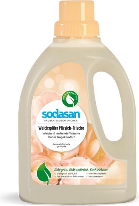 Produktbild Sodasan Weichspüler Pfirsich-Frische (18 Waschgänge, Flüssigwaschmittel)