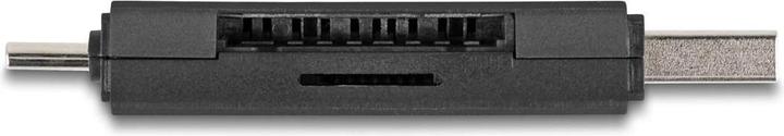 Image du produit Delock Card Reader USB 5 Gbps USB Type-C / Typ-A fÃ¼r SD und Micro SD Speicherkarten schwarz (USB, USB-C)