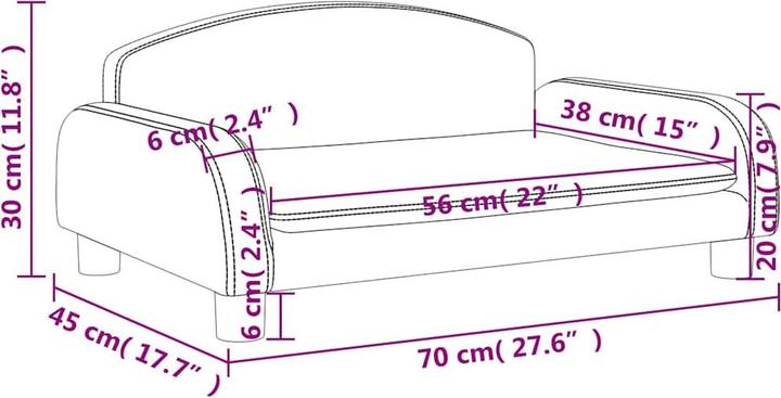 Immagine prodotto vidaXL Selene (Divano per bambini)