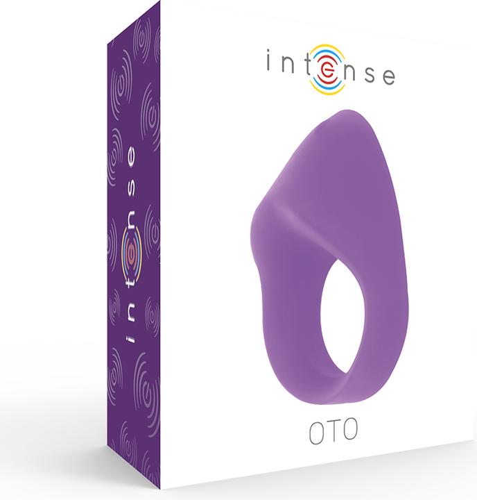 Actual product image Intense Oto Cock Ring Purple Rechargeable (3 cm)