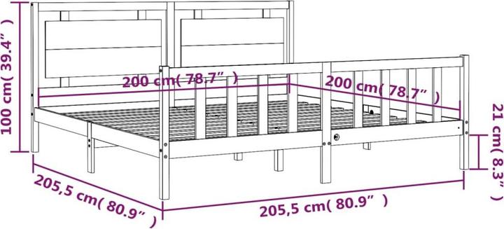 Produktbild vidaXL Viviette (200 x 200 cm)