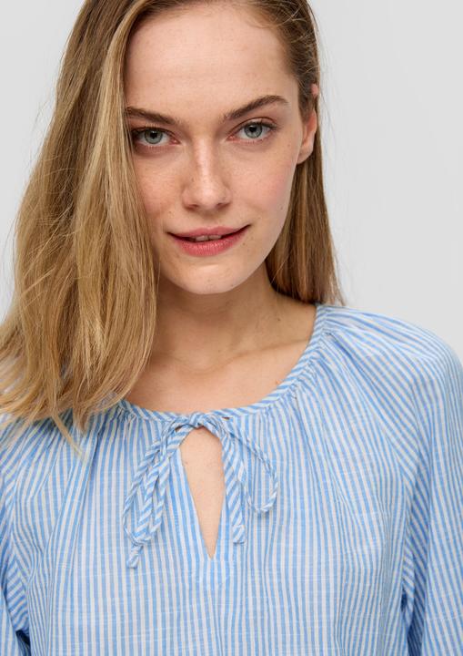 Immagine prodotto s.Oliver Bluse Gestreiftes Blusenshirt mit Raglanärmeln (40)