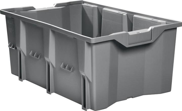 Actual product image LA-KA-PE Rotating stacking container PP grey L480xW312xH200mm