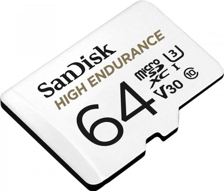 Immagine prodotto SanDisk High Endurance (64 GB, microSDXC, U3, UHS-I)