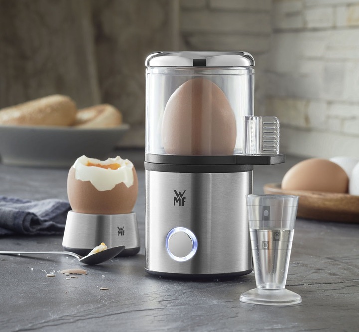 Produktbild WMF KÜCHENminis 1 Ei Eierkocher MyEgg mit Eierbecher + Härtegradeinstellung (CH-Stecker)