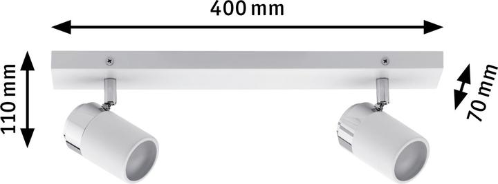 Actual product image Paulmann Badleuchte Zyli (GU10)
